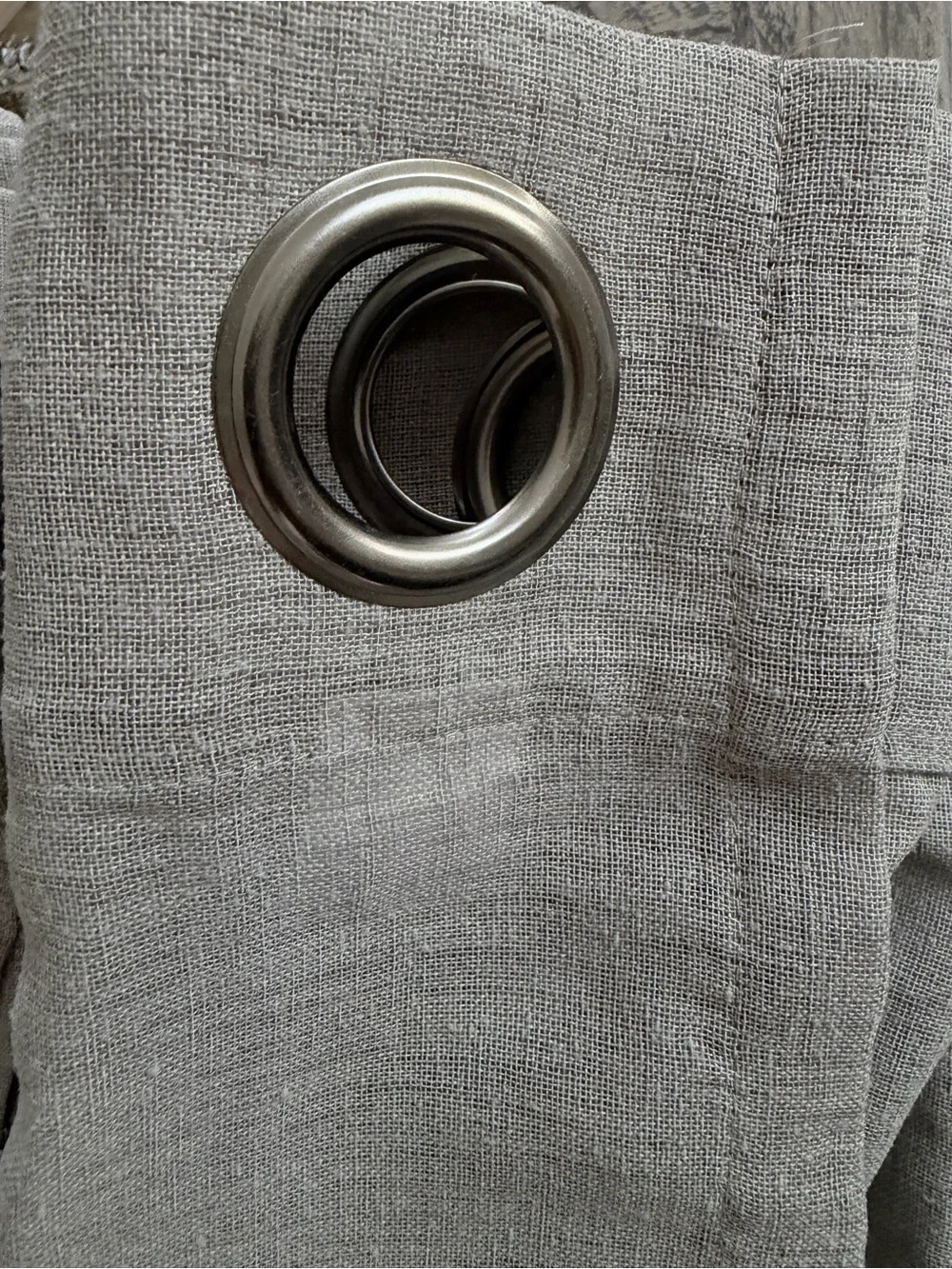jcpenney Light Gray Sheer Grommet Curtain Panel 50w x 63”l